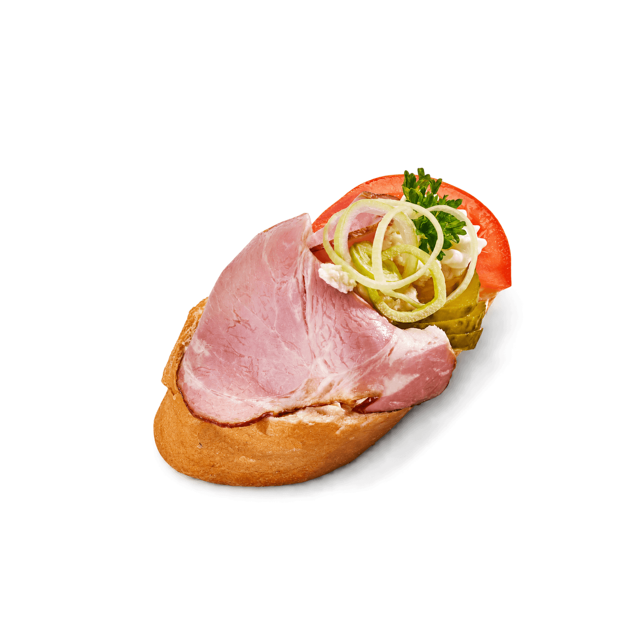 Mini chlebíček s uzenou krkovičkou