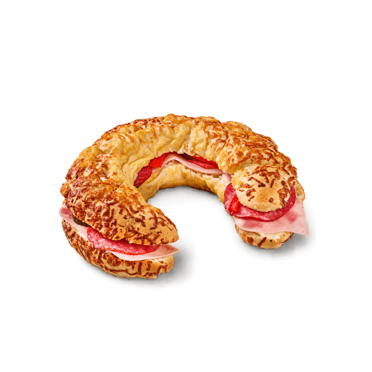 Šunkový chalupářský rohlík