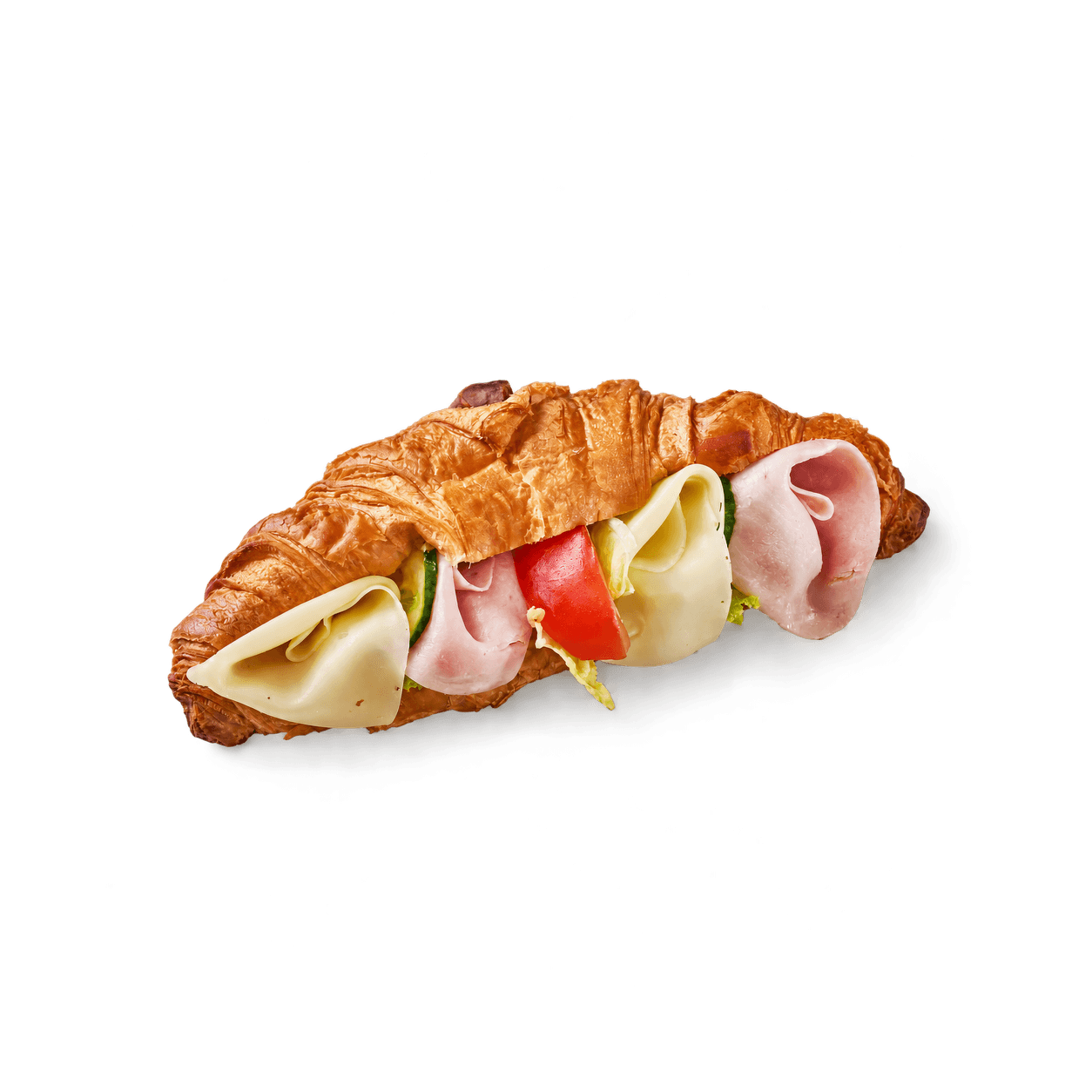 Maxi croissant se šunkou a sýrem