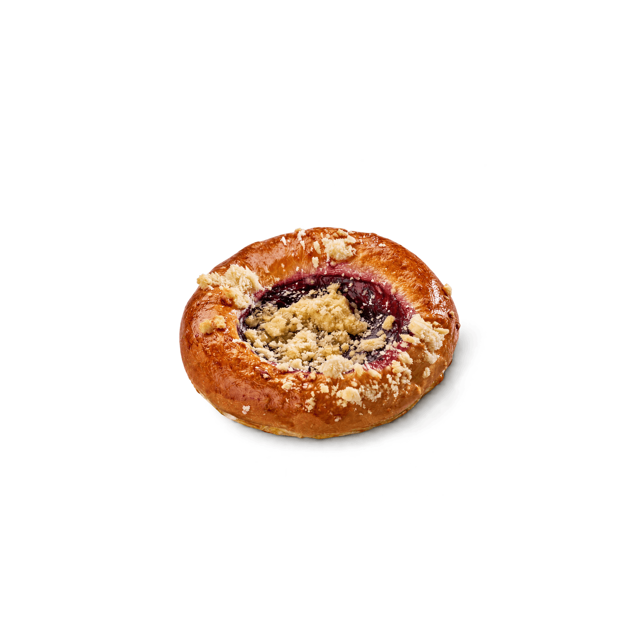 Tlačený koláč s borůvkami