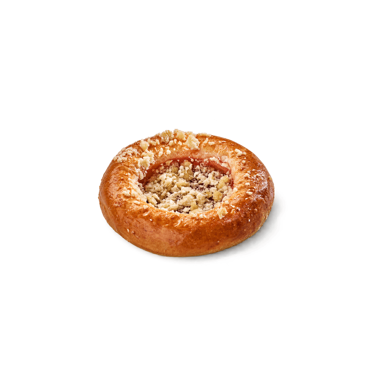 Tlačený koláč s jahodami