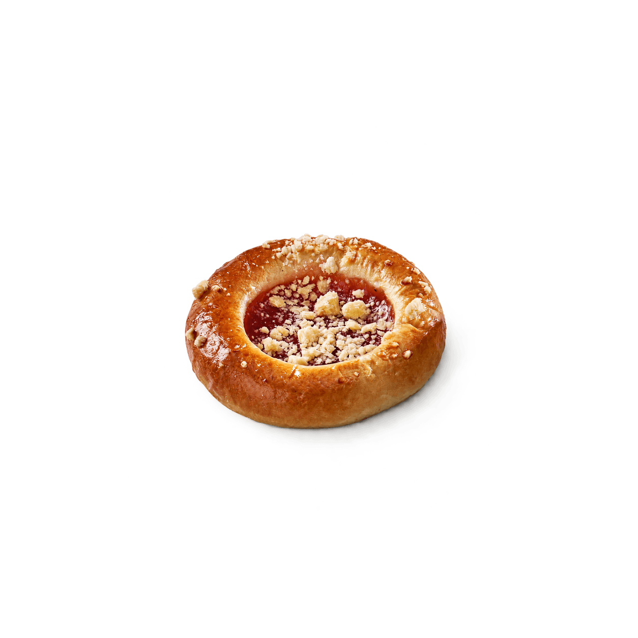Mini koláček s jahodami
