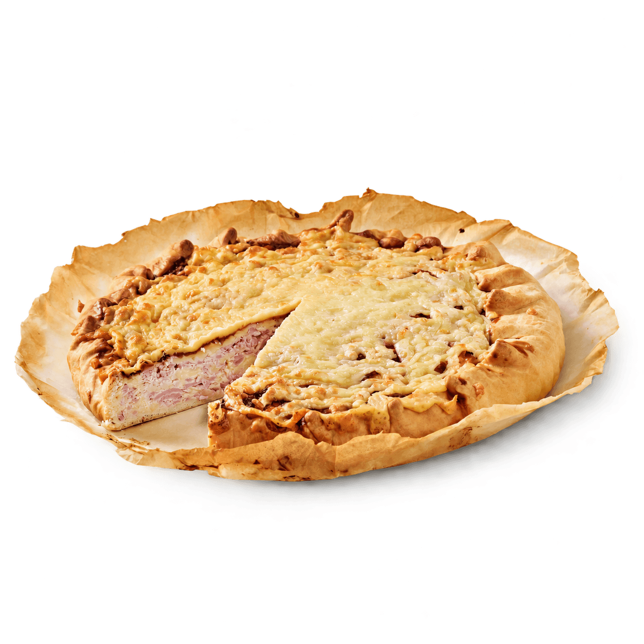 Quiche se šunkou a sýrem