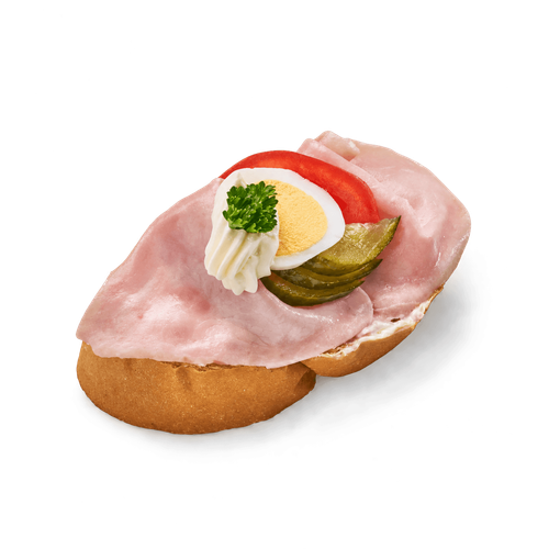 Šunkový chlebíček s pařížským salátem