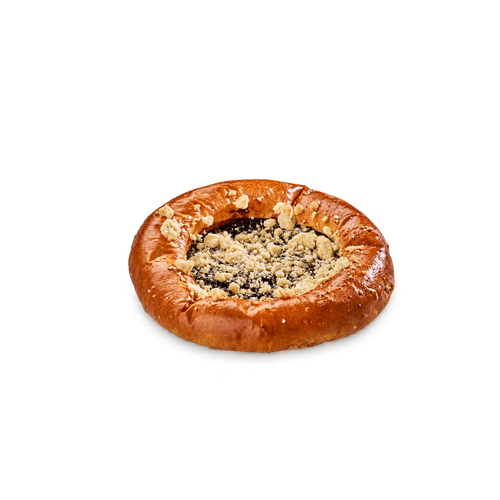 Hanácký koláč s povidly a tvarohem