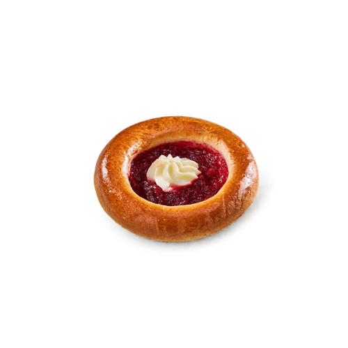 Koláč s višněmi a tvarohem