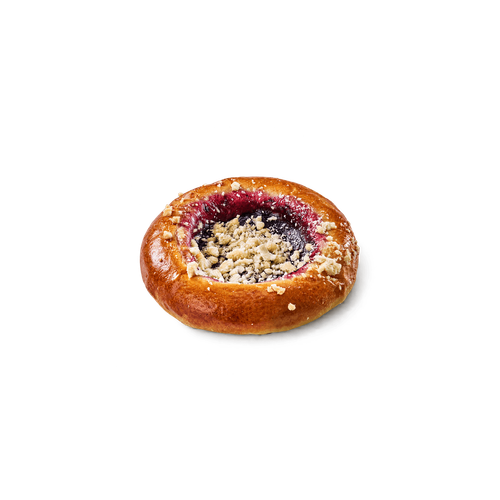 Mini koláček s borůvkami
