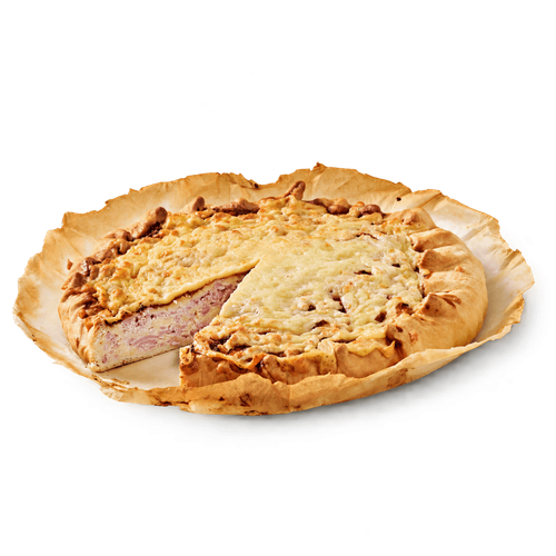 Quiche se šunkou a sýrem